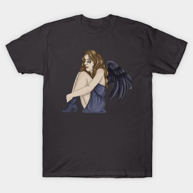 Fallen Angel T-Shirt by DeadKathy